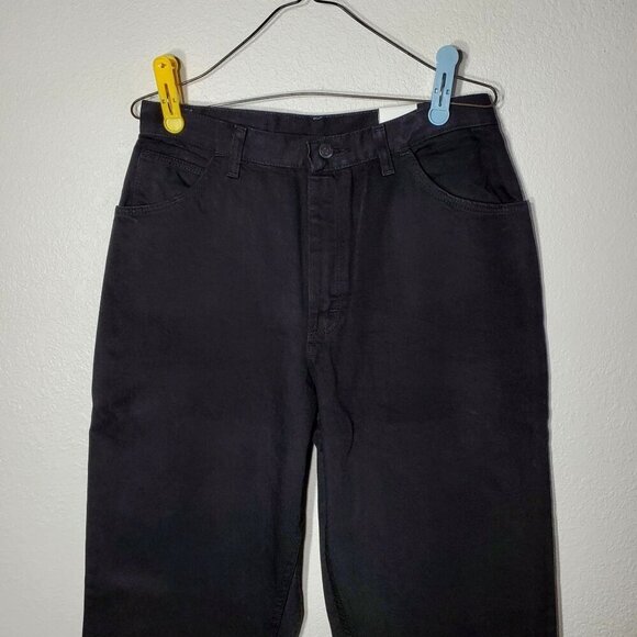 VTG Gitano Jeans Womens 14 Avg Relaxed Fit Black Y2K 80s 90s Mom Jeans High Rise - Picture 4 of 13